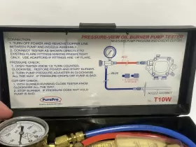 T10W WESTWOOD Box Pure Pro Oil Burner Pump Pressure Tester #3