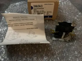 24A34-3 WHITE-RODGERS Fan Heat Strip Sequencer Emerson Nos