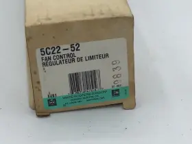 5C22-52 WHITE-RODGERS Fan Control Switch Nos