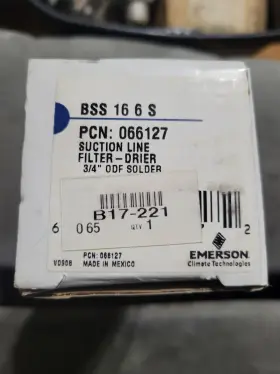 BSS-166S WHITE RODGERS Emerson Suction Line Odf Filter