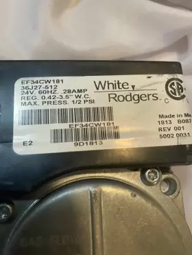 EF34CW181 WHITE-RODGERS Gas Valve Tempstar #2