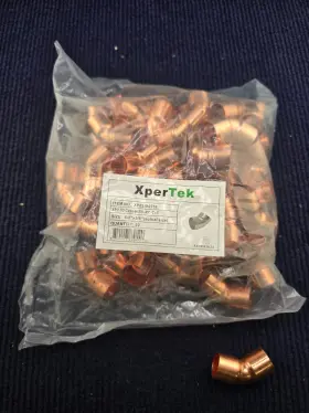 XPELB4558 XPERTEK Xp Fitting Copper Elbow Cxc