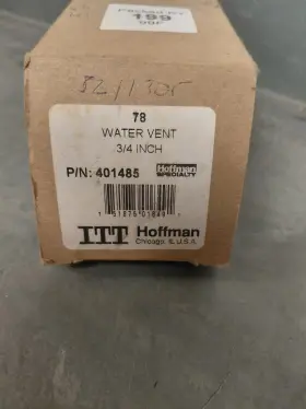 401485 XYLEM-HOFFMAN SPECIALTY Water Vent