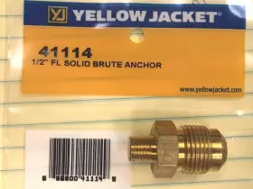 41114 YELLOW JACKET Brute Titan Manifold Fitting Male Flare