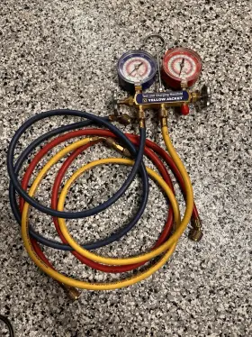 GQS4L5H-5 YELLOW JACKET Charging Manifold Gauges