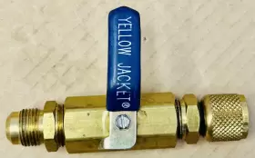 93827 YELLOWJACKET Jacket Ball Valve Male Flare Female