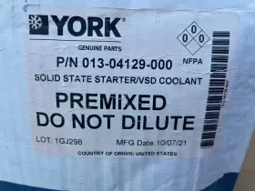 013-04129-000 YORK Solid Starter Vsd Coolant Gallon #2