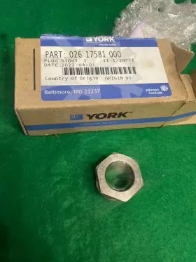026-17581-000 YORK Plug Sight Glass