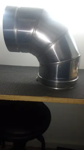 2SVDE0890 Z-FLEX Vent Gas Pipe Elbow