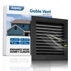 GG12 ZEPOTY Gable Vent Shed House Humidity Heat Control