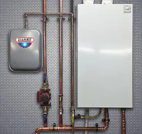 ZFT8R ZILMET Flat Hydronic Tank Npt Connection #2