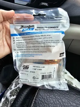 870608 ZOOMLOCK Press Connect Refrigerant Cooling