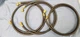 3X Yellow Jacket Plus II 5' Black Charging Hoses 1/4" Ends 1-45&deg;, 1-Str. 15060