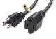 C2G 15' ft  10A/12V CSA TYPE SVT 18AWG FT2 300V Outlet Saver Power EXT Cord