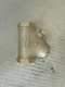 Toyo Red White 3/4" NPT Threaded Swing Gate Valve 200 WOG New