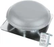 Air Vent Roof Mount Metal Vent with Thermostat, 1170 CFM, Gray