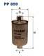 FILTRON PP 859 FUEL FILTER FOR BUICK CADILLAC CHEVROLET DAEWOO DAIMLER JAGU