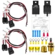 Ronybuy Dual Electric Fan Relay Kit 40 AMP Automotive Thermostat... 