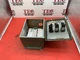 Hoffman A10086CH Steel Enclosure Junction Box w 3 Allen Bradley Push Buttons