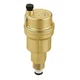 Caleffi 502710A Automatic Air Vent 1/8" NPT Male with Check Valve Gold 