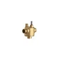 CALEFFI 190251 Z-One 3-Way Diverting Sweat Low-Lead Brass Valve Body, 3/4-Inch C
