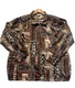 Teddi Animal Print Full Zip Jacket Brown Beige Black Women&rsquo;s Plus Size 2X