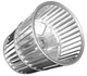 02895829 Lau Double Inlet Blower Wheel 3450 RPM for HVAC Refrigeration Unit