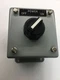 Hoffman E-1PB Nema 12 enclosure for 30mm Pushbutton 800H-HR2 Maintained On Off