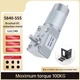 DC12V24V 5840-555 High Torque Worm Gear Reducer DC Self-Locking Motor Metal Gear