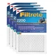 3M Filtrete MPR 2200 14x30x1 Air Filter Premium Allergen Bacteria Virus 4/8 Pack