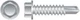 410 SS Unslotted Indented Hex Washer Head, 10-16 x 1-1/2, #3 Point, 100EA