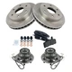 TRQ BKA52066 Disc Brake Kit For Chevy Tahoe 1995-2000 Front 12321448