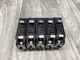 Lot Of 5 GE THQB1120 CIRCUIT BREAKER 20 AMP 120/240 VAC 1 POLE 20A #19H66*CO