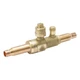 MUELLER  Refrigerant Ball Valve,3/8 in,775 psi 809GN1