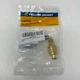 Yellow Jacket 19124 Brass A2L 1/4" LH FFL to 1/4" RH MFL Hose Adapter, Straight