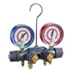Yellow Jacket 49956 Manifold Gauge Set, 3 1/8 In Gauge