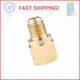 Aupoko R134A Refrigerant Tank Adapter, 1/4" Male to 1/2" Female R134A Brass Vacu