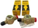 (2) Parker Moisture Indicator PSG-3MF, 3/8 SAE Male 3/8 SAE Female Copper NEW