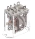 Southbend Range 9344-1 Relay, 120 Volt, 12 Amp, DPDT