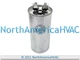 Motor Round Dual Run Capacitor 35 + 10 MFD 370 440 Volt fits Supco CR35+10x370R