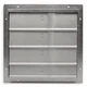 Dayton Backdraft Damper For 12 in Fan, Single Panel, 6 in L x 17 in W x 17 in H,
