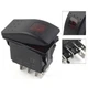 Rocker Start Stop Switch Fit Onan Cummins 308-1038 RV Generator 5PINS Connector