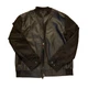 Ferrari F Collection Jacket Mens Large Black Faux Leather BomberLined M19120
