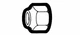 Holyoke 41FP-108 5/8 X 1/2 SAE Reducing Short Forged Nut