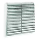 Dayton 3C115 54 In 57"H-W 6 1/4"L Alum Wall Fan Shutter, 54-1/2 In X 54-1/2 In,