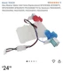 Whirlpool Washer Water Inlet Valve Assembly  11022242511, 11022332510