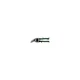 Midwest Tools MWT-6510R Offset Right-Cut Aviation Snip - Quantity 36