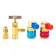 R134A Can Tap Valve Kit AC Quick Couplers Adapters for Freon Charging Hose