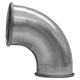 Nordfab 8010000951 Round 45 Degree Elbow, 4 In Duct Dia, Galvanized Steel, 24
