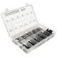 KERR LAKESIDE SHCS637 CapScrewAssort.,In,Black Oxide,170pcs 13E070